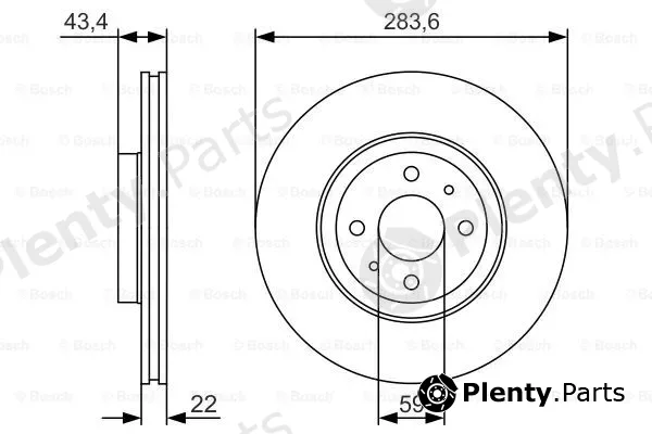 Bosch 0986479S01 — Brake Disc