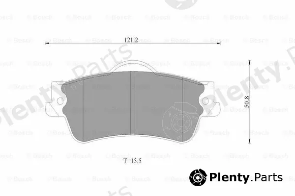 Bosch 0986AB1795 — Brake Pad Set, disc brake