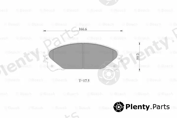 Bosch 0986AB1090 — Brake Pad Set, disc brake