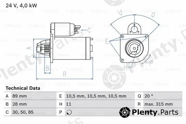 Bosch 0986023200 — Starter