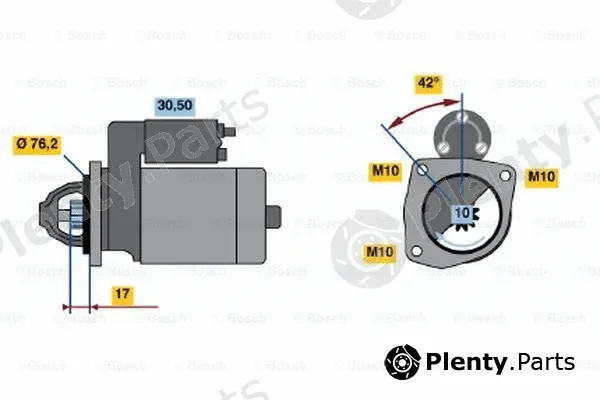 Bosch 0001107027 — Starter