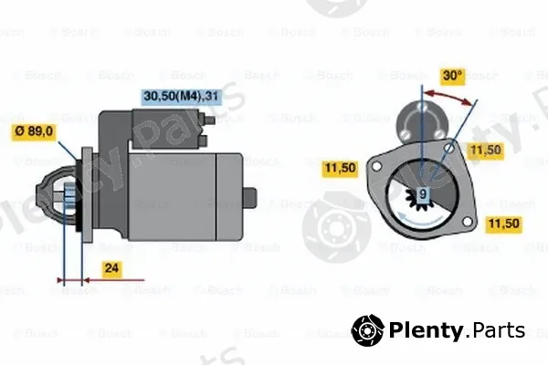 Bosch 0001368003 — Starter