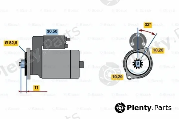 Bosch 0986020681 — Starter