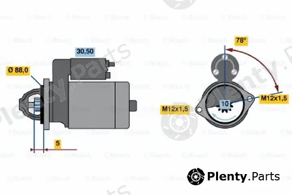 Bosch 0986020521 — Starter