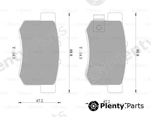 Bosch 0986AB9062 — Brake Pad Set, disc brake