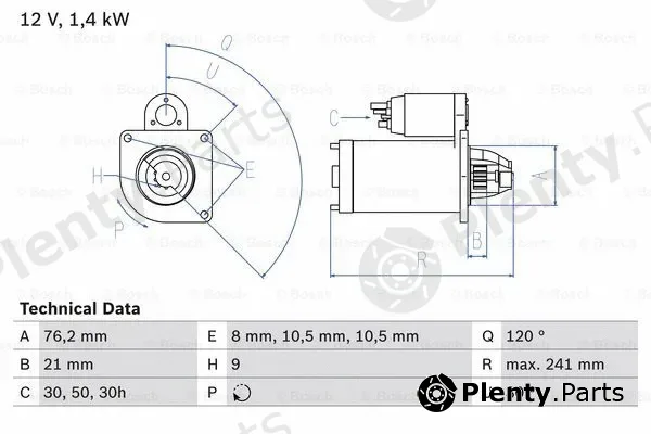 Bosch 0986014900 — Starter