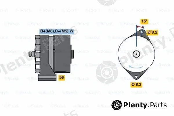 Bosch 0120489434 — Alternator