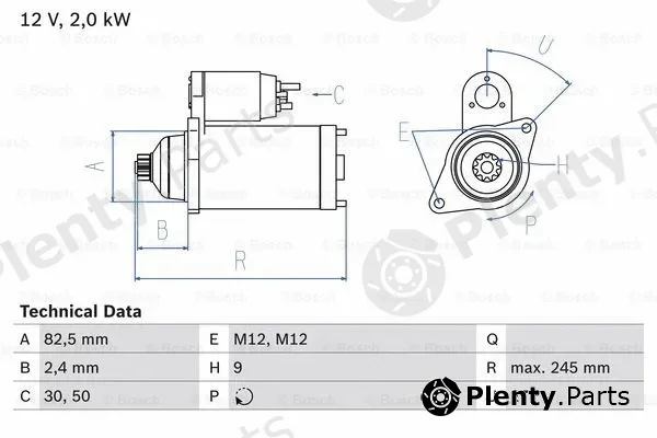 Bosch 0986021220 — Starter