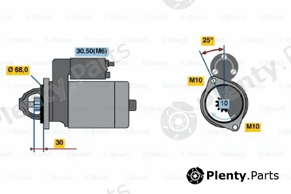 Bosch 0001109271 — Starter