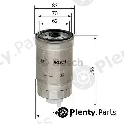 Bosch 1457434329 — Fuel Filter