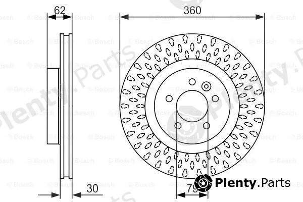 Bosch 0986479578 — Brake Disc