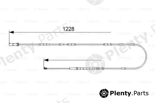 Bosch 1987473547 — Warning Contact, brake pad wear