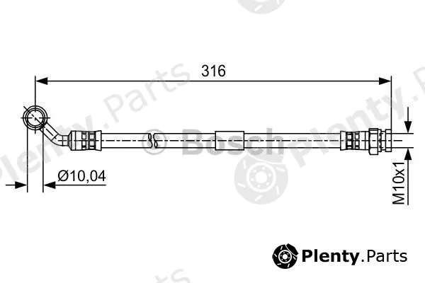 Bosch 1987481648 — Brake Hose