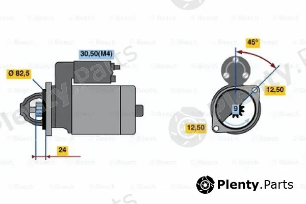 Bosch 0001311056 — Starter