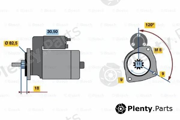 Bosch 0001109049 — Starter