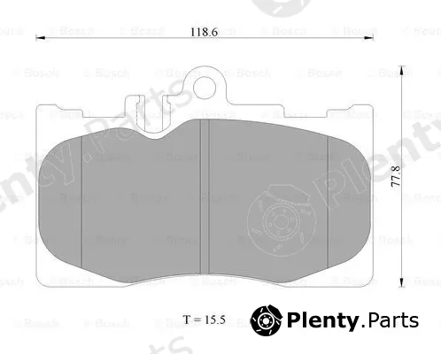 Bosch 0986AB2286 — Brake Pad Set, disc brake