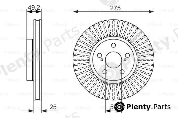 Bosch 0986479619 — Brake Disc