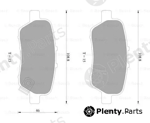 Bosch 0986AB2264 — Brake Pad Set, disc brake