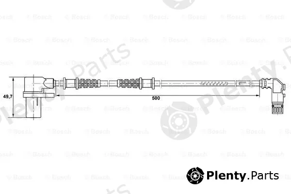 Bosch 0265006264 — Sensor, wheel speed