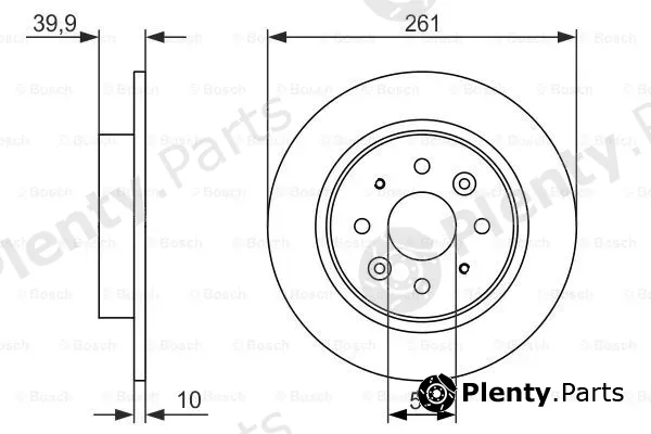 Bosch 0986479597 — Brake Disc