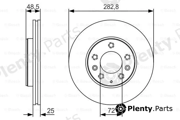 Bosch 0986479S60 — Brake Disc