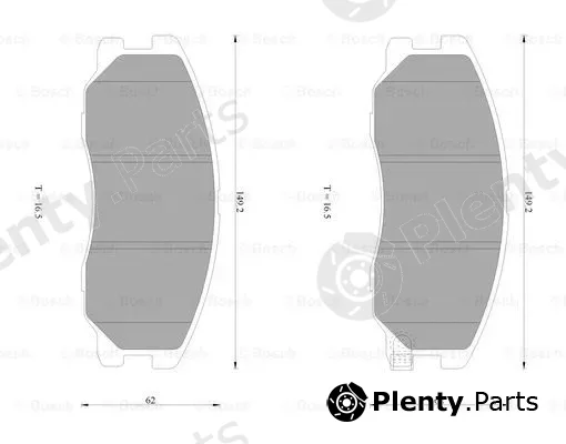Bosch 0986AB1469 — Brake Pad Set, disc brake