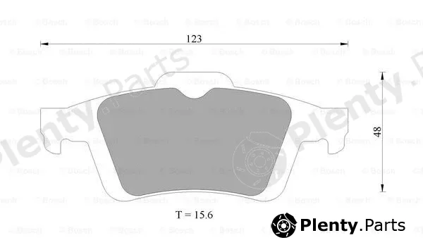 Bosch 0986AB9212 — Brake Pad Set, disc brake