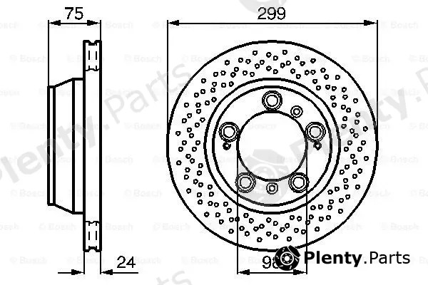 Bosch 0986478592 — Brake Disc