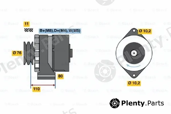 Bosch 0120469960 — Alternator