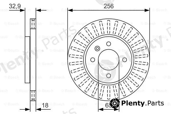 Bosch 0986479U09 — Brake Disc