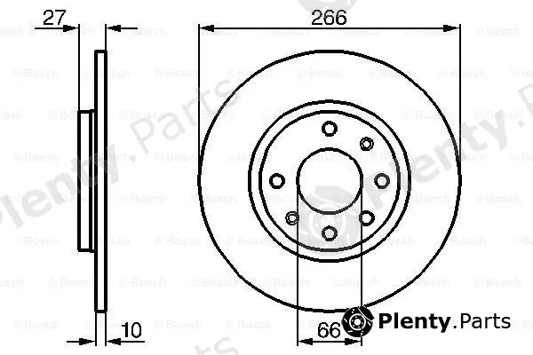 Bosch 0986478090 — Brake Disc