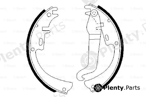 Bosch 0986487072 — Brake Shoe Set