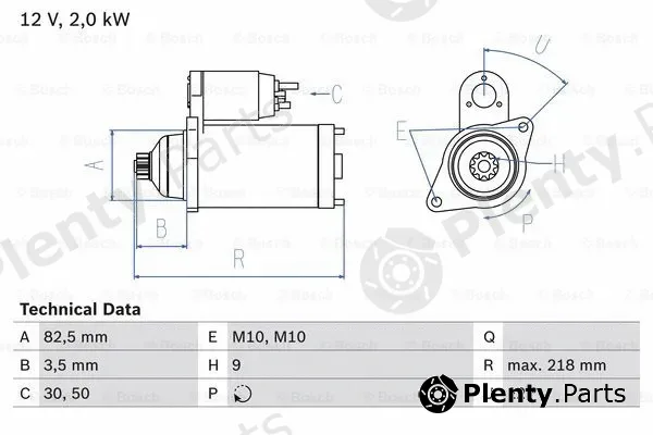 Bosch 0986016021 — Starter