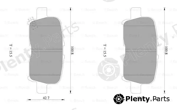 Bosch 0986AB1451 — Brake Pad Set, disc brake