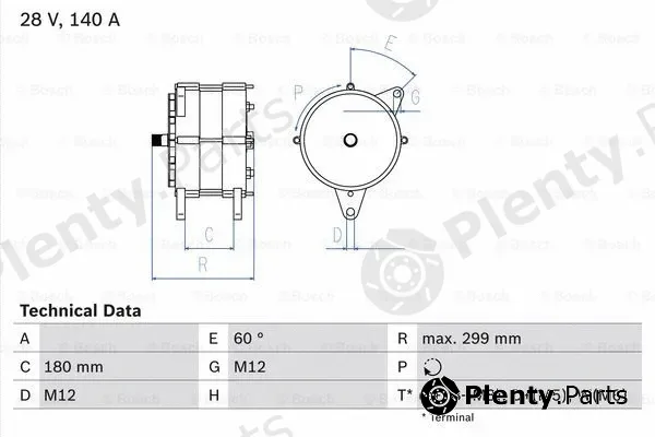 Bosch 0986047160 — Alternator