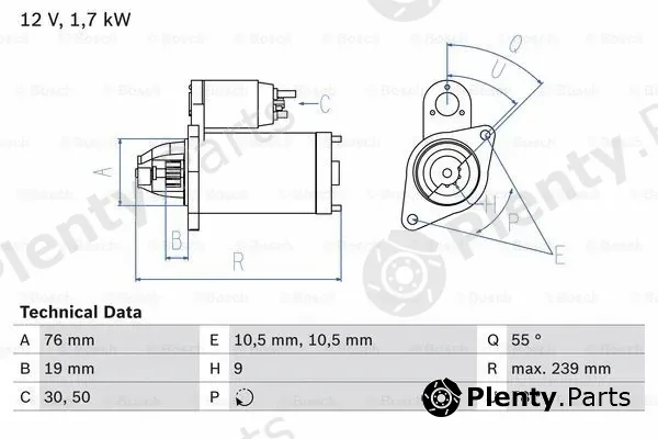 Bosch 0986019960 — Starter
