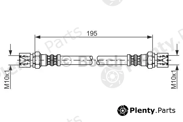 Bosch 1987476030 — Brake Hose