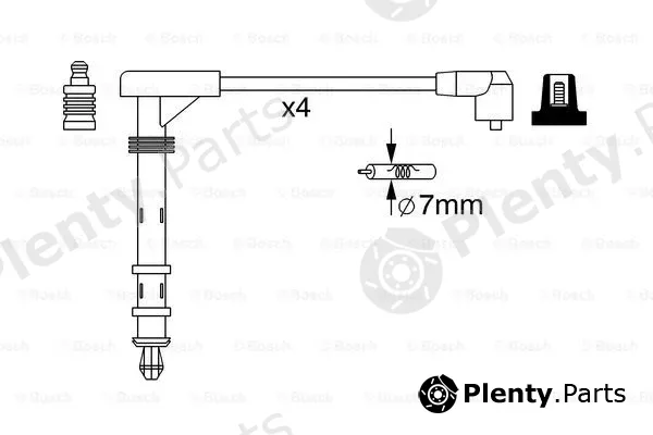Bosch 0986357261 — Ignition Cable Kit