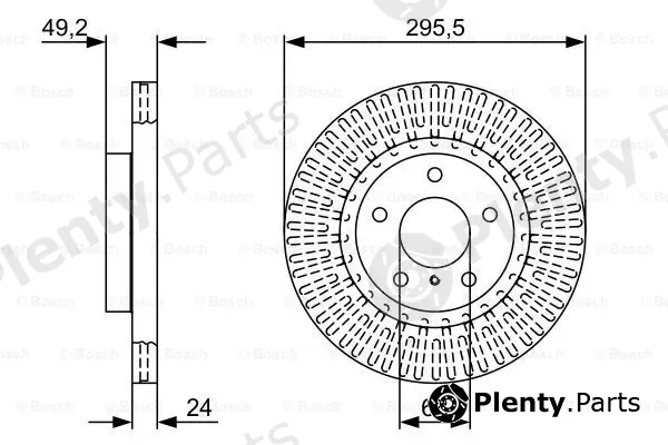 Bosch 0986479V61 — Brake Disc