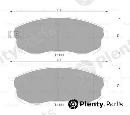 Bosch 0986AB3063 — Brake Pad Set, disc brake