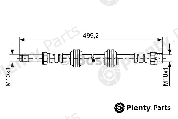Bosch 1987481727 — Brake Hose