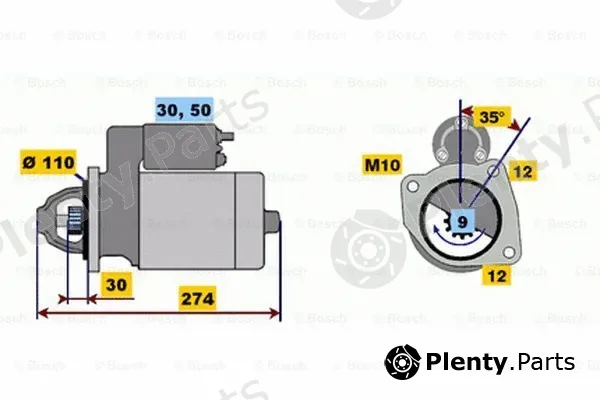 Bosch 0001218174 — Starter