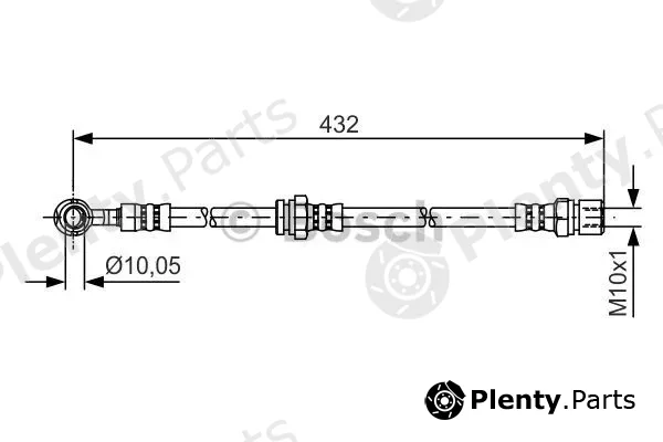 Bosch 1987481383 — Brake Hose