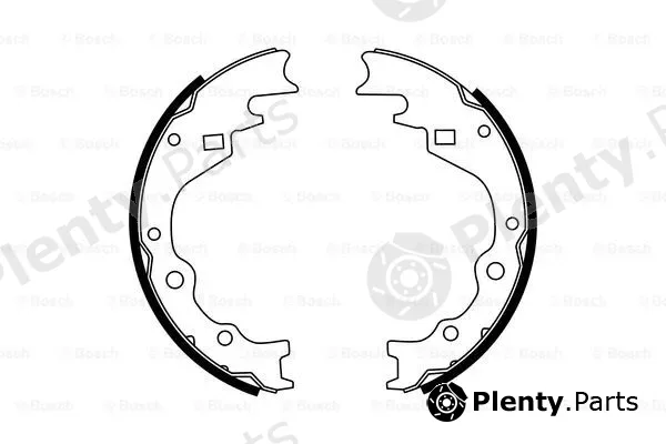 Bosch 0986487788 — Brake Shoe Set