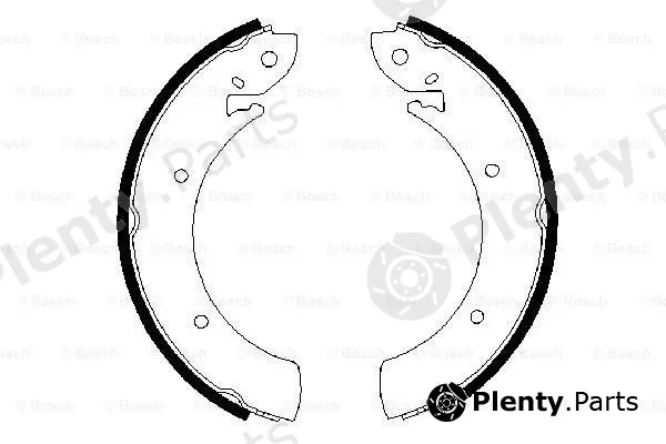 Bosch 0986487315 — Brake Shoe Set