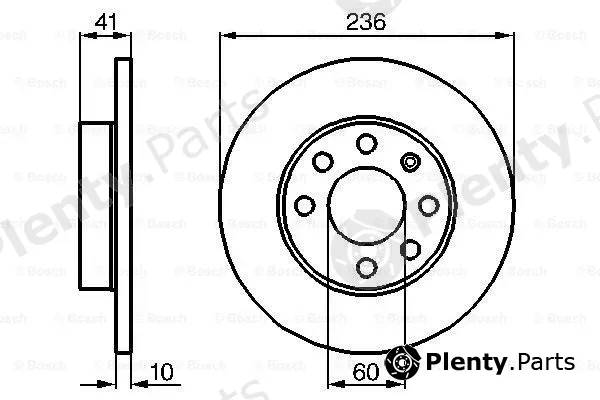 Bosch 0986478080 — Brake Disc