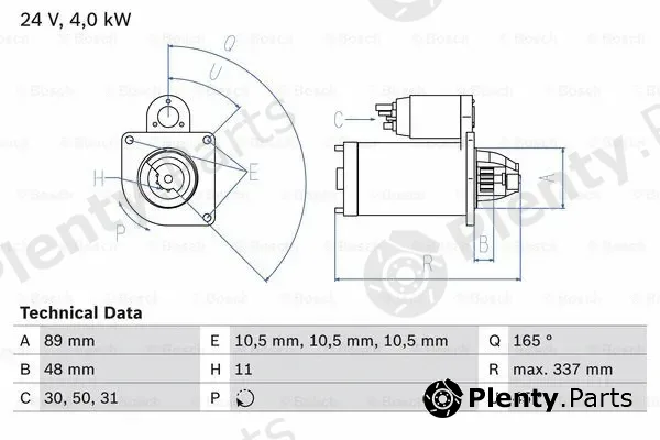 Bosch 0986020190 — Starter