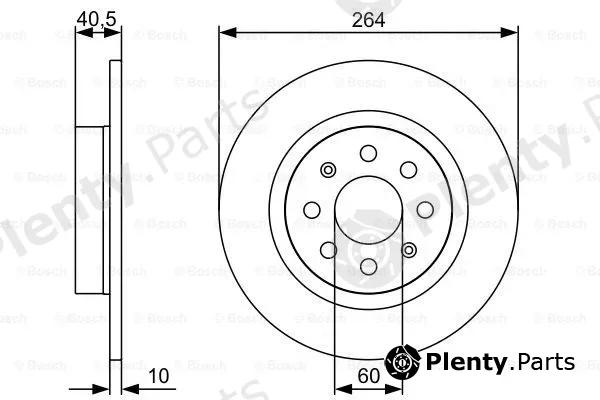 Bosch 0986479517 — Brake Disc