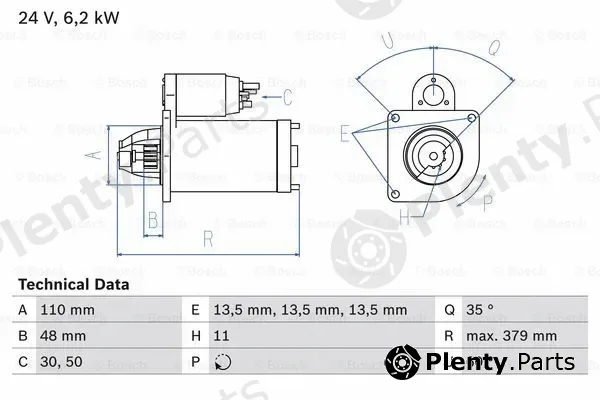 Bosch 0986021200 — Starter