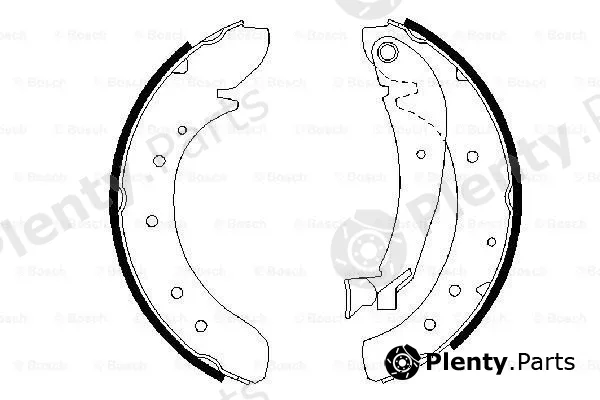 Bosch 0986487522 — Brake Shoe Set